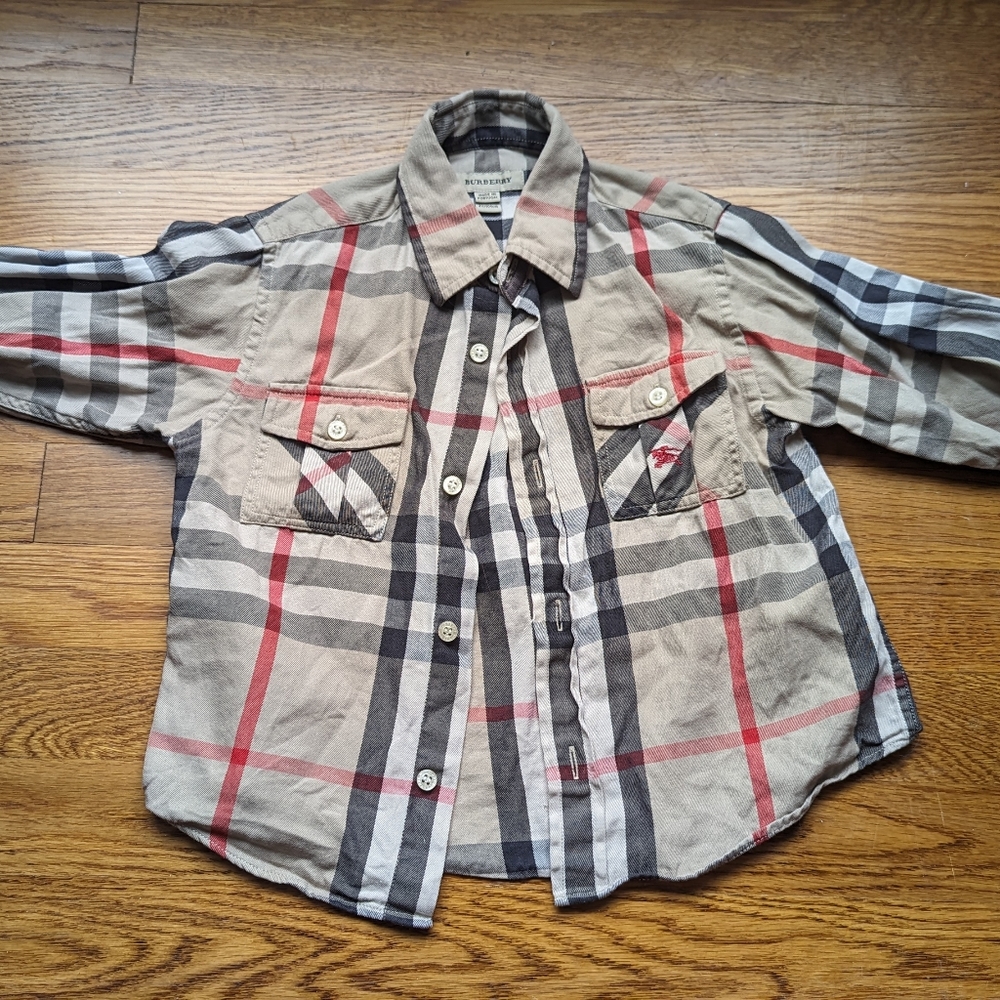 Burberry button down shirt
